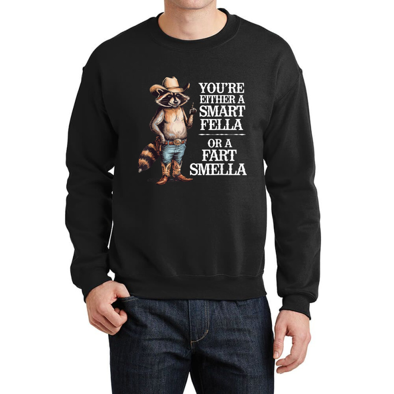 Charlian Minds   Funny Raccoon Animal Lover Saying Crewneck Sweatshirt | Artistshot