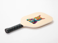 Coffee Addict Funny Cat Milk Pickleball Paddle | Artistshot