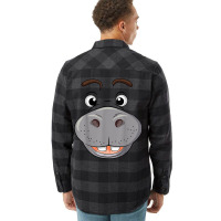 Funny Hippopotamus Flannel Shirt | Artistshot