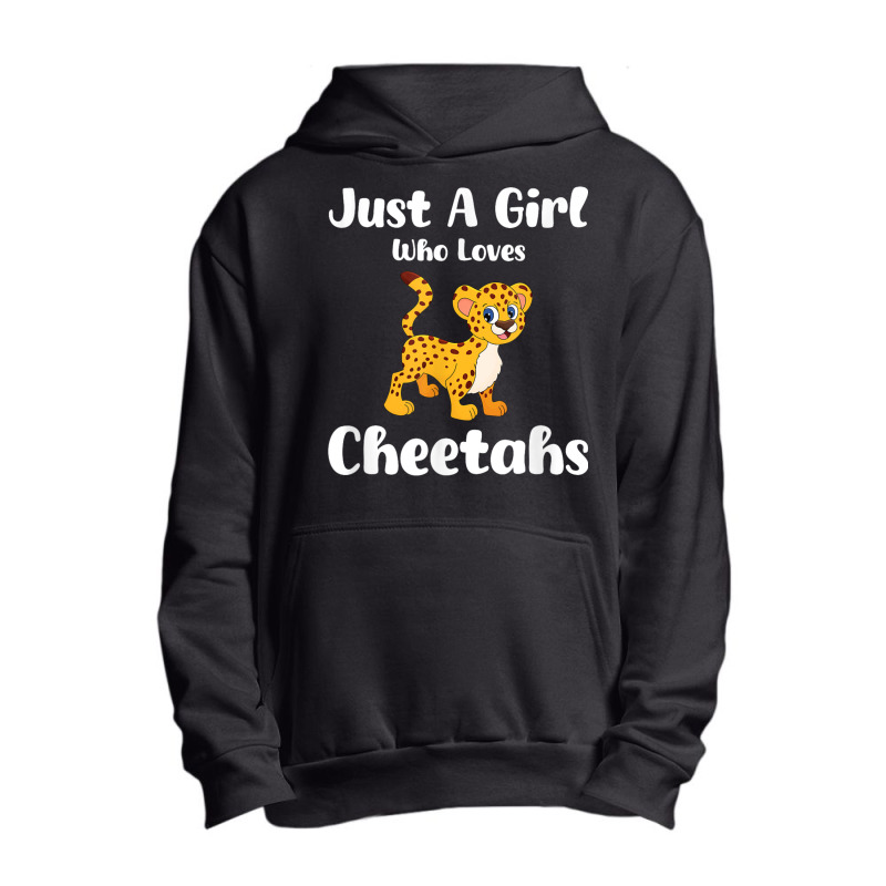 Just A Girl Who Loves Cheetahs Urban Pullover Hoodie | Artistshot