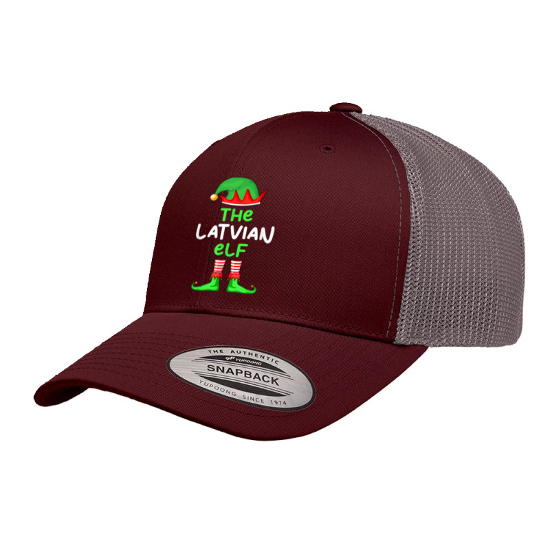 I'm The Latvian Elf Latvia Christmas Funny Pajama Retro Trucker Cap by Clinical | Artistshot