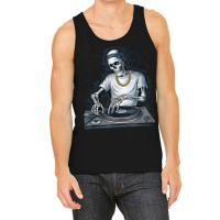 Skeleton Dj Lazy Halloween Tank Top | Artistshot