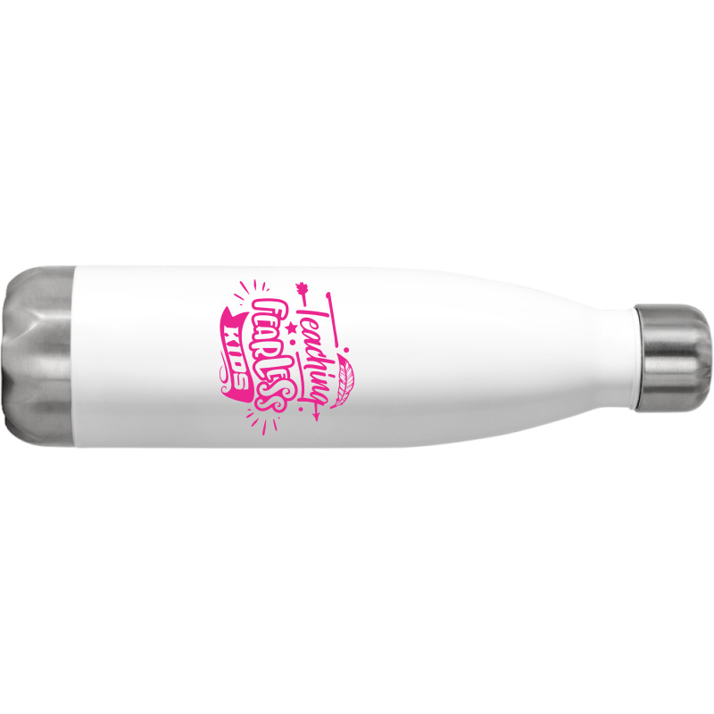 Teaching Fearless Kids Stainless Steel Water Bottle | Artistshot