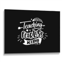 Teaching Fearless Kids Metal Print Horizontal | Artistshot