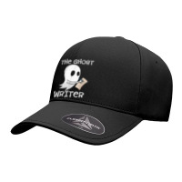 Ghost Writer Ghoul Author Halloween Trick Or Treat Novelist T Shirt Seamless Cap | Artistshot