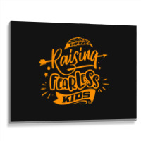 Rasising Fearless Kids Metal Print Horizontal | Artistshot