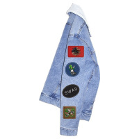 Rasising Fearless Kids Square Leatherette Patch | Artistshot