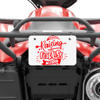 Rasising Fearless Kids Atv License Plate | Artistshot