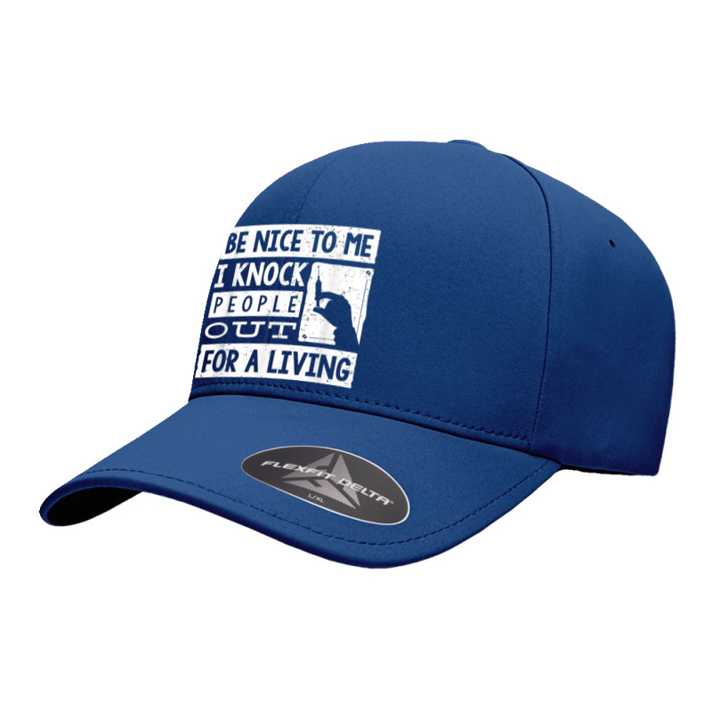 Anesthesiologist Anaesthetist Be Nice To Me Funny Seamless Cap | Artistshot