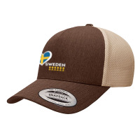 Eurovision Song Contest Sweden, 6 Victories Active Yupoong Trucker Cap | Artistshot