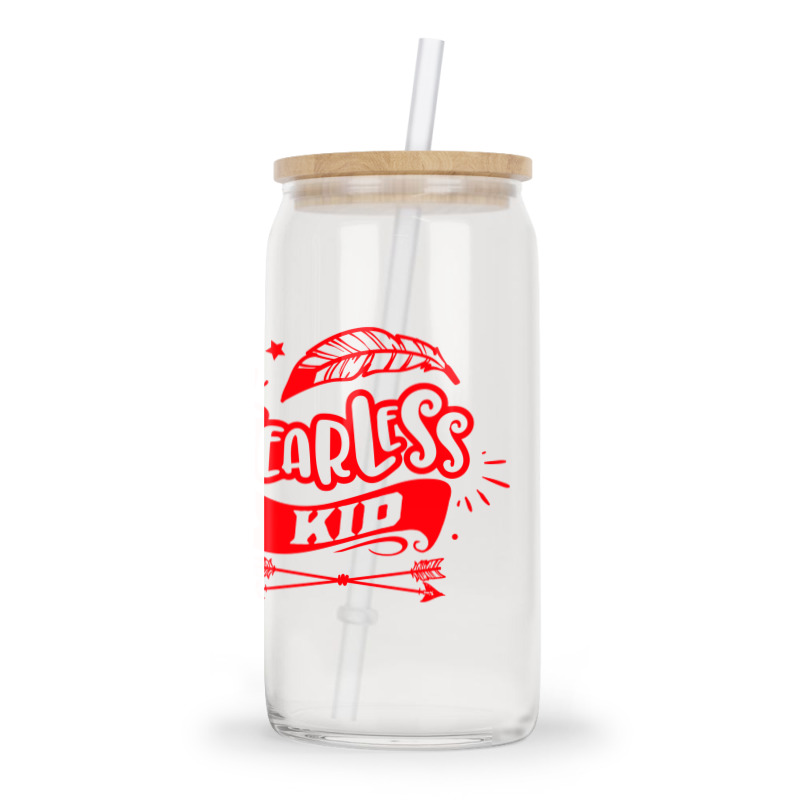 Fearless Kid Glass Tumbler | Artistshot