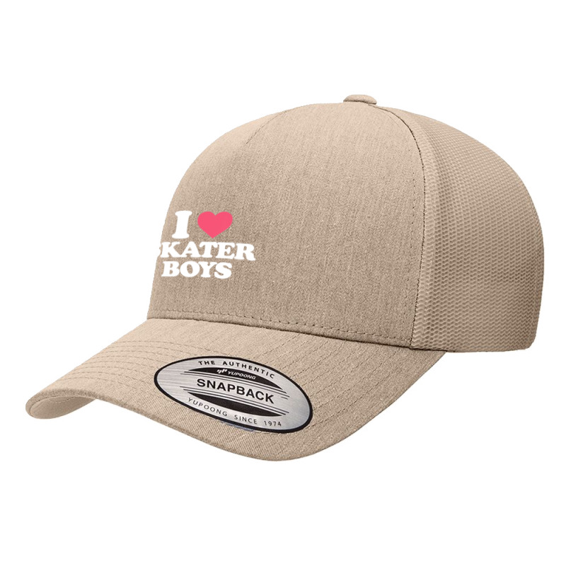 I Heart Skater Boys Yupoong Trucker Cap by cm-arts | Artistshot