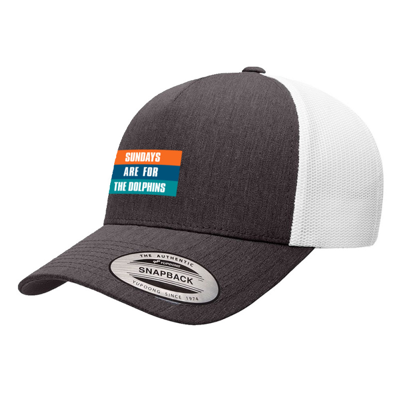 Sundays Are For The Dolphins Miami Footbal Yupoong Trucker Cap | Artistshot