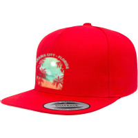 Panama City Souvenir   Florida Reminder 5 Panel Snapback Cap | Artistshot