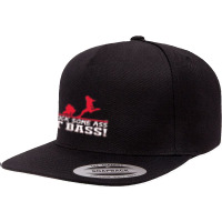 Kick Some Ass, T Bass! 5 Panel Snapback Cap | Artistshot