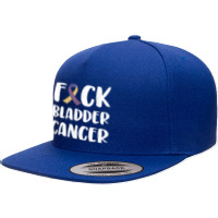 Fck Bladder Cancer 5 Panel Snapback Cap | Artistshot