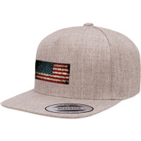 Distressed Usa Flag, Distressed Usa Flag Vintage, Distressed Usa Flag  5 Panel Snapback Cap | Artistshot