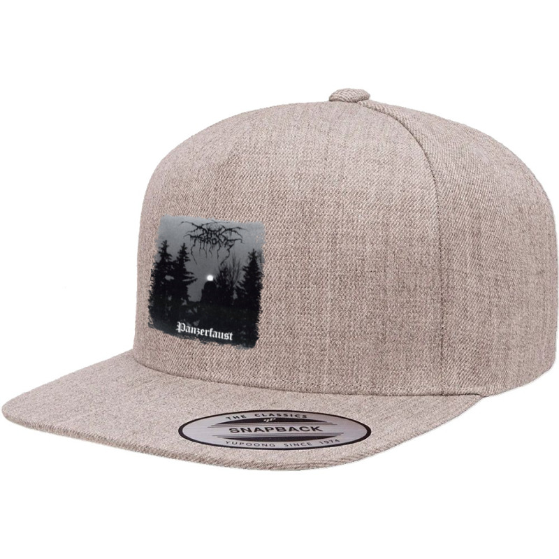 Darkthrone   Panzerfaust   Album Cover 5 panel snapback cap by cm-arts | Artistshot