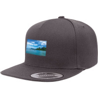 Ha Long Bay Vietnam Bluesky Trave 5 Panel Snapback Cap | Artistshot