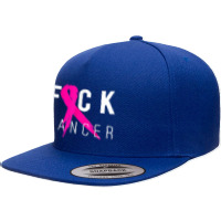 Fuck Cancer 5 Panel Snapback Cap | Artistshot