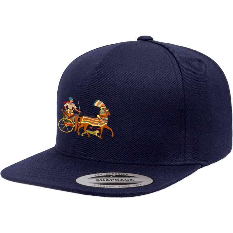 Ramesses Ii On An Egyptian Chariot Tank Top 5 Panel Snapback Cap | Artistshot