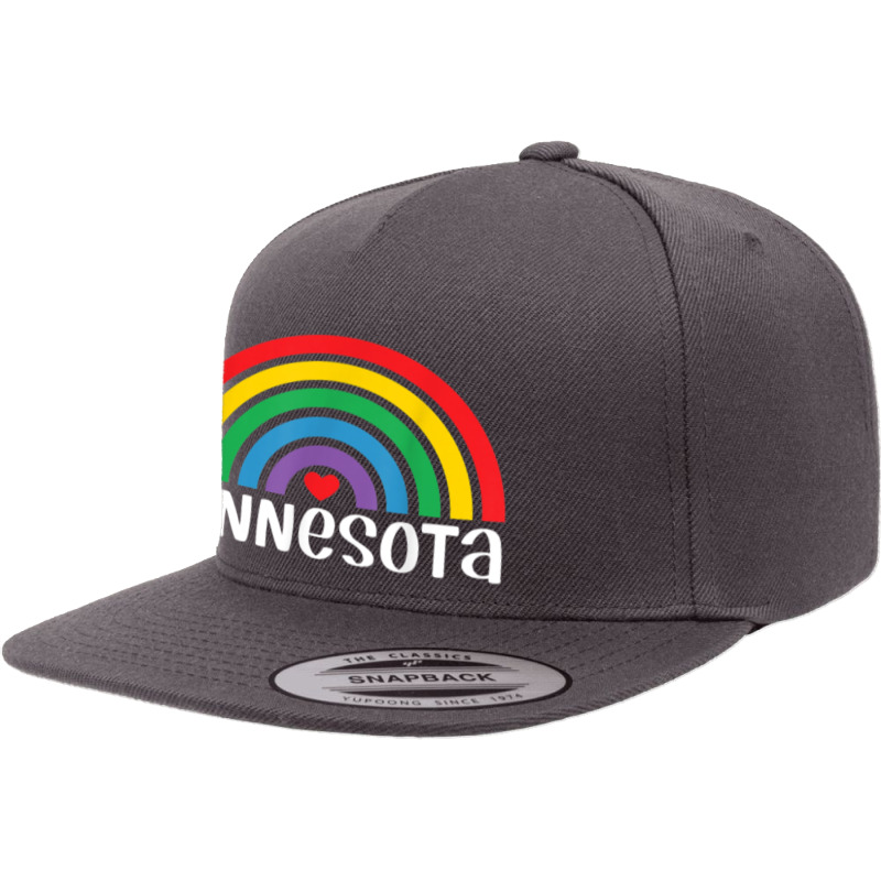 Minnesota For Women Travel I Love Minnesota Usa 5 Panel Snapback Cap | Artistshot