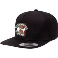 Taekwondo Kuwait Martial Arts Combat Sports Fighter T Shirt 5 Panel Snapback Cap | Artistshot