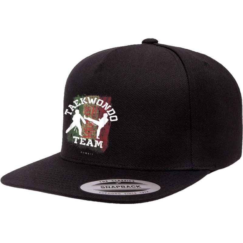 Taekwondo Kuwait Martial Arts Combat Sports Fighter T Shirt 5 panel snapback cap by cm-arts | Artistshot