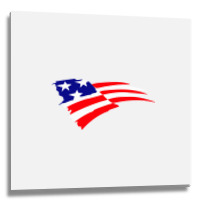 American Flag, Usa Metal Print Square | Artistshot