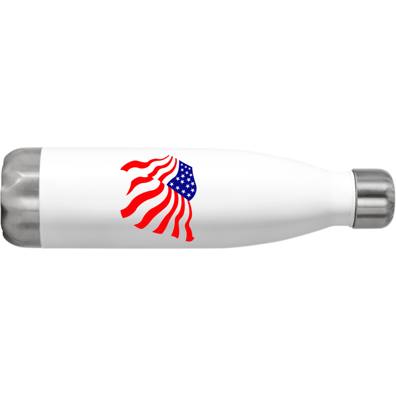 American Flag, Usa Stainless Steel Water Bottle | Artistshot