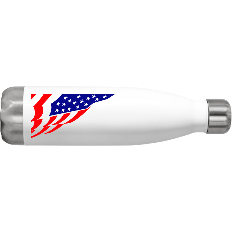 American Flag, Usa Stainless Steel Water Bottle | Artistshot