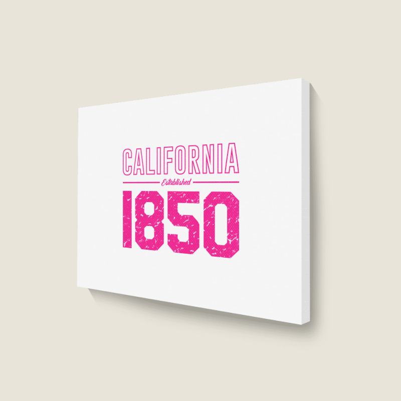 California Established 1850, Usa Landscape Canvas Print | Artistshot