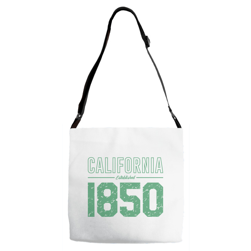 California Established 1850, Usa Adjustable Strap Totes | Artistshot