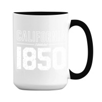 California Established 1850, Usa 15 Oz Coffee Mug | Artistshot