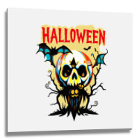 Halloween  Night Metal Print Square | Artistshot