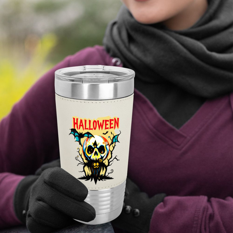 Halloween  Night Leatherette Tumbler | Artistshot