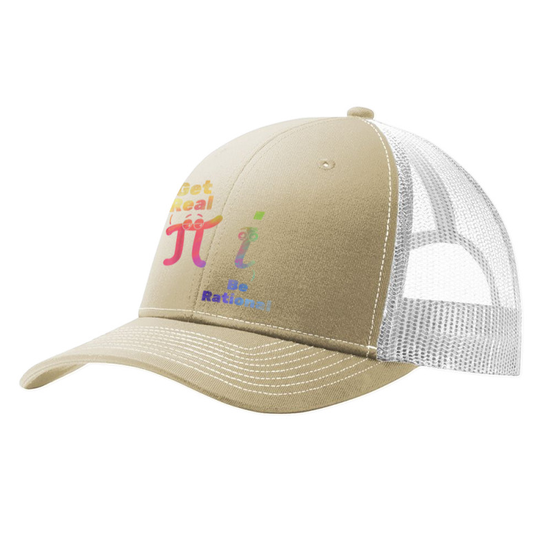 Pi Day Pi Math Pi Symbol Funny Math Get Real Be Rational T Shirt Pa Trucker Cap by cm-arts | Artistshot