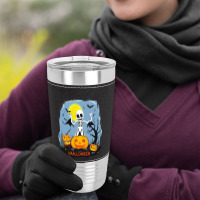 Scary Night Leatherette Tumbler | Artistshot