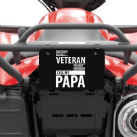 Some People Call Me A Veteran | Father's Day Gift Atv License Plate | Artistshot