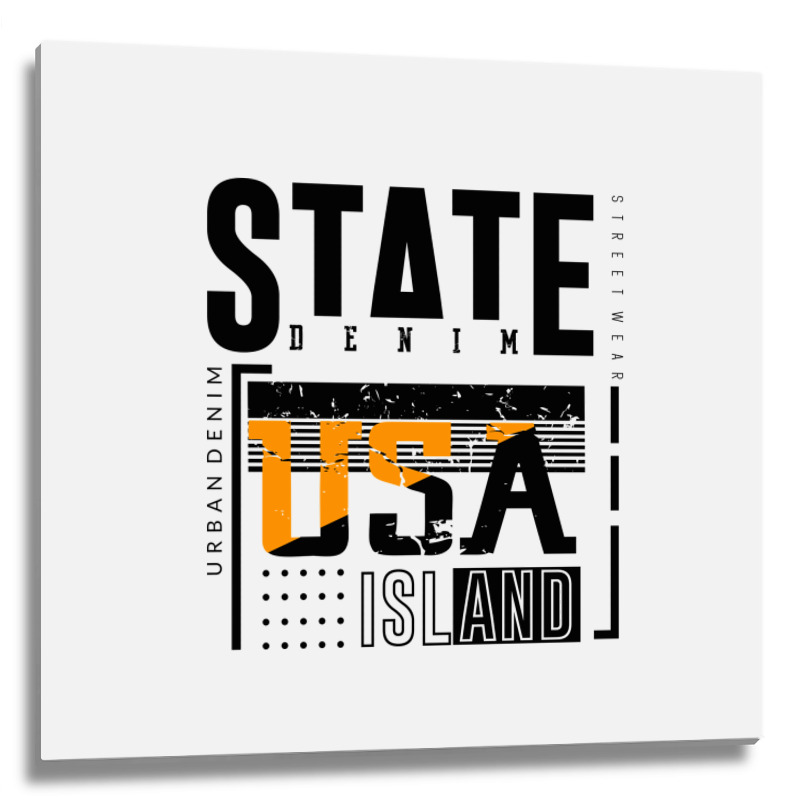 America, Usa Metal Print Square | Artistshot