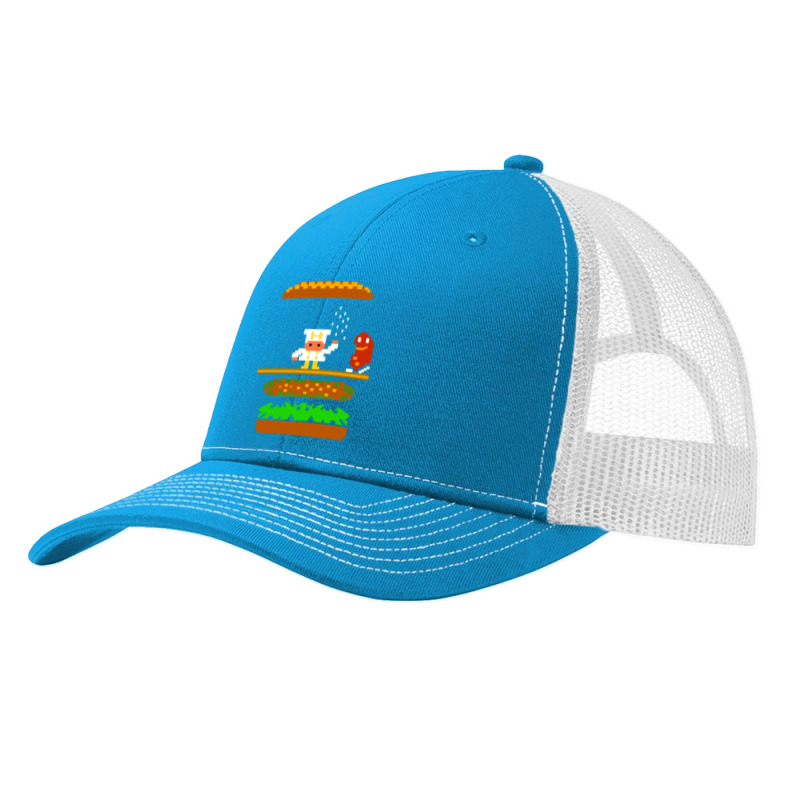 Burger Time Retro 80's Arcade Game Design Pa Trucker Cap by cm-arts | Artistshot