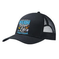 I Want To Be Marine Biologist So Life Has A Porpoise Grunge Pa Trucker Cap | Artistshot