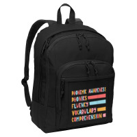 Phonemic Awareness Phonics Fluency Vocabulary Comprehension Basic Backpack | Artistshot