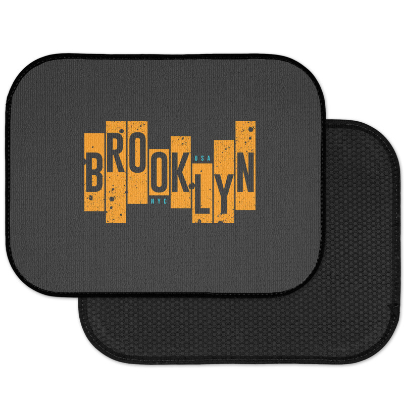 Usa, Nyc, Brooklyn Rear Car Mat | Artistshot