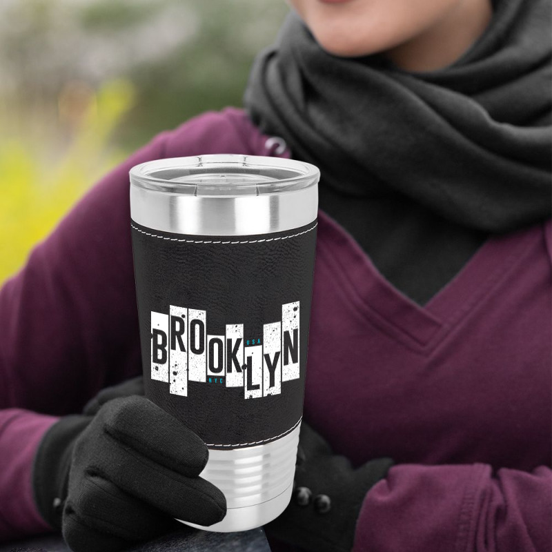 Usa, Nyc, Brooklyn Leatherette Tumbler | Artistshot