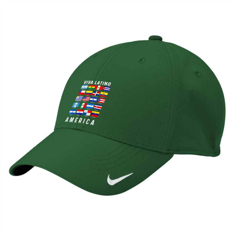 All Latin American Flags Countries Viva Latino America Tee T Shirt Nike Dri-FIT Cap by patutowtbanaspch | Artistshot