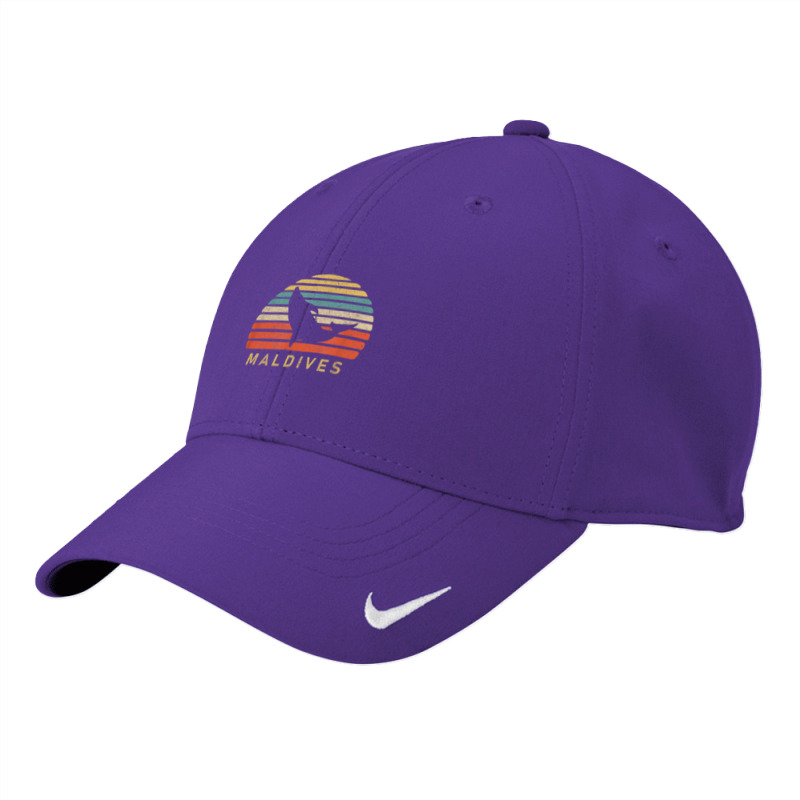 Retro Maldives Dolphin T Shirt Nike Dri-fit Cap | Artistshot