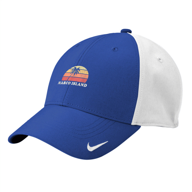 Marco Island Fl Vintage 70s Retro Throwback Design T Shirt Nike Dri-FIT Cap by cm-arts | Artistshot