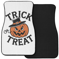 Quotes Trick Or Treat Halloween 2 Front Car Mat | Artistshot