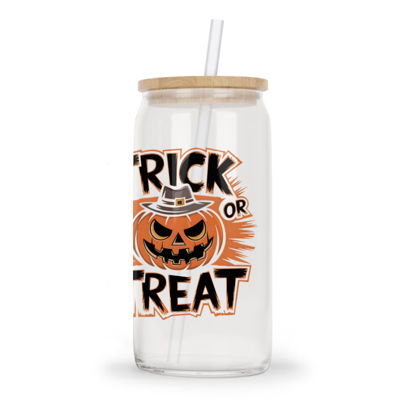 Quotes Trick Or Treat Halloween 4 Glass Tumbler | Artistshot